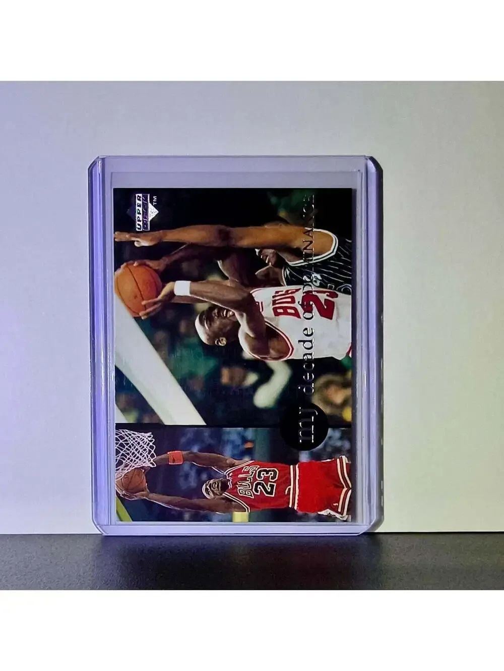Michael Jordan 1997 Upper Deck Rare Air MJ Decade of Dominance #77 Card Bulls
